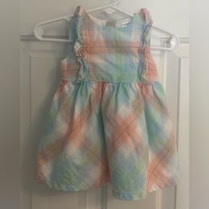 Carter's Multicolor Plaid Baby Dress